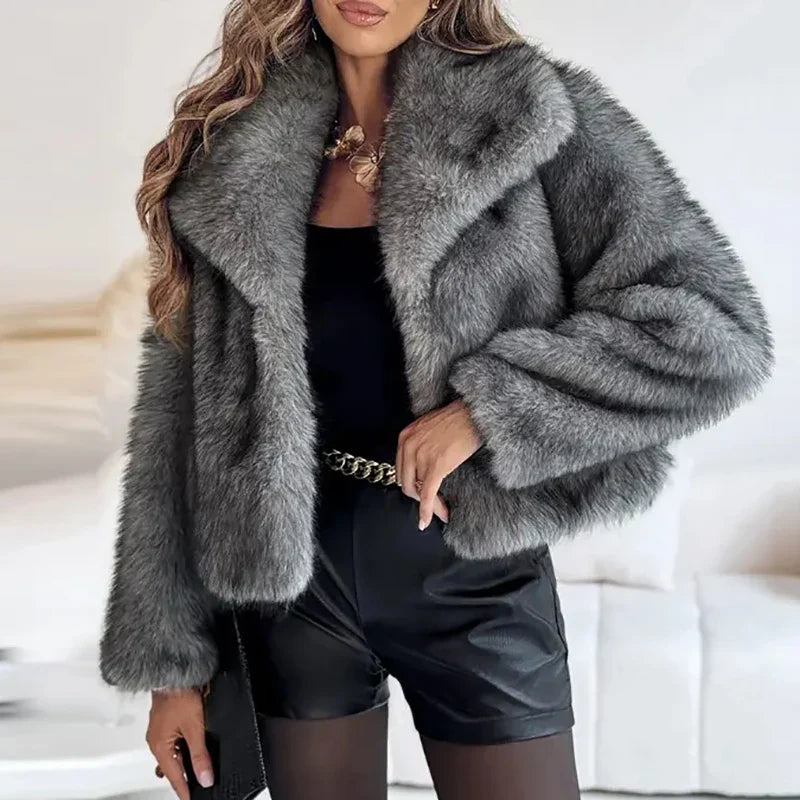 Elara | women's winter faux fur jacket